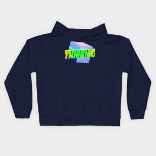 Thinking Outside the Box Colorful 4 Kids Hoodie